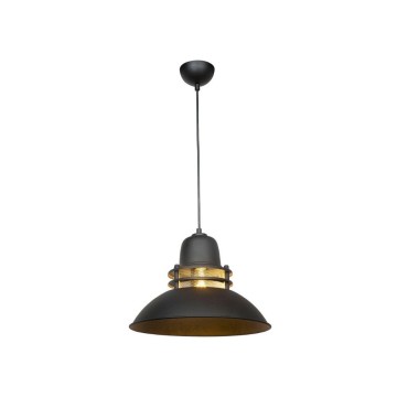 Tibet Pendelleuchte ASZ0871 schwarzer Industriestil