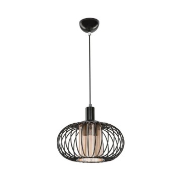Terla MDL3674 Pendelleuchte mit Eisenrahmen und Glasdiffusor