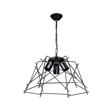 Tena MDL3854 Pendelleuchte schwarz Metall asymmetrisch