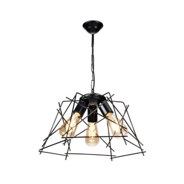 Tena MDL3854 Pendelleuchte schwarz Metall asymmetrisch