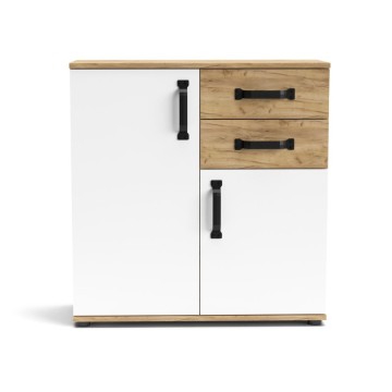 Mosso MO2 Sideboard in Eiche und Weiß
