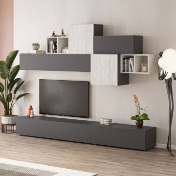 Tromen 260 cm anthrazit und vintage weiß Hängeelement MTV234478