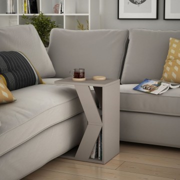 Naze Sofa Beistelltisch für Computer taubengrau