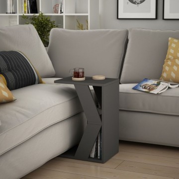 Naze Sofa Tisch Computer Stand anthrazit