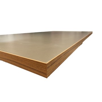 Manila rechteckiger Kakaotisch mit runden Aluminiumbeinen 160x80 cm
