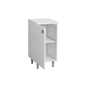 Küchenunterschrank 40x50x87h cm mit eingebauter linker Tür, Farbe weiß