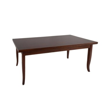 Verona Nussbaum 140x80 rechteckiger Ausziehtisch