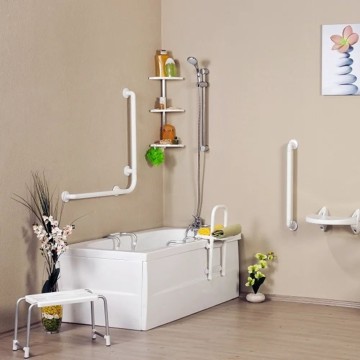 Corrimano di sicurezza per bagno 67 cm KV1101 bianco