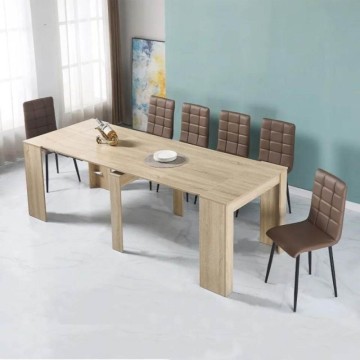 Ofelia Eiche Konsolentisch 90x50x75h ausziehbar auf 3 Meter