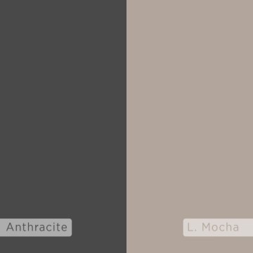 Schuhbank mit Tür und Einlegeböden Sunno taubengrau und anthrazit 100x35x44