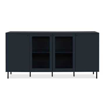Marineblaues Sideboard 4 Türen Caracas51A 180X40X90H