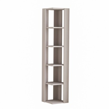 Taubengraues Eckregal 5 Fachböden 34x34x161 Nati