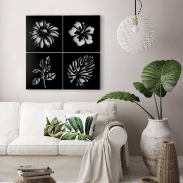 Dekorativer Rahmen natur schwarz 40x40 cm MT1924181