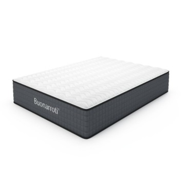 Balto French 140x190X25H Taschenfederkern- und Memory-Schaum-Matratze
