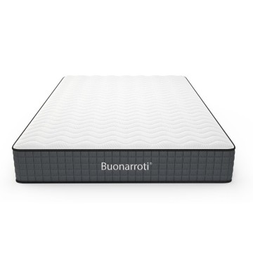 Balto French 140x190X25H Taschenfederkern- und Memory-Schaum-Matratze