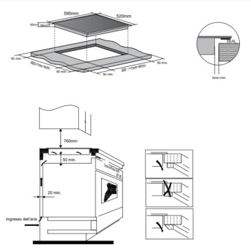 Induktionskochfeld 60 cm MKHI64EBK Master Kitchen