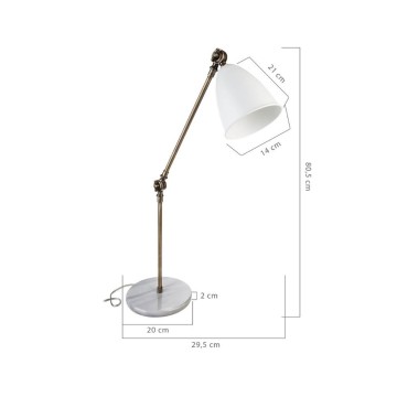 Konrat ASZ1245 gelenkige Schreibtischlampe