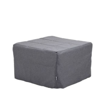 Pouf umwandelbar in Bett Vega grau Stoff