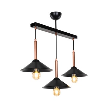 Mandarin MDL4221 Pendelleuchte mit schwarzem Metallschirm