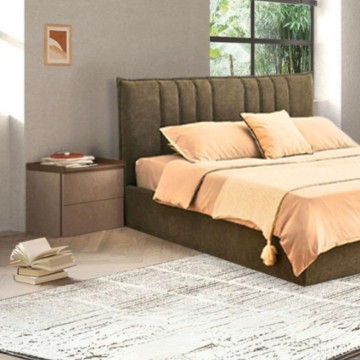 Nachttisch 2 Schubladen Bronze mercure Quinn