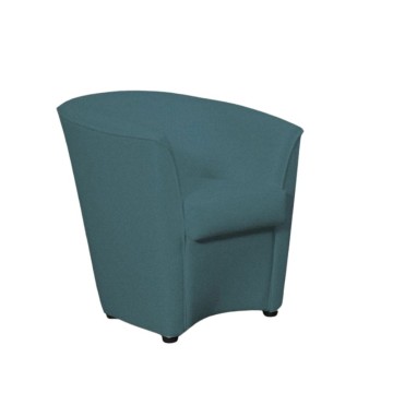 Hellblauer Stoffsessel Tago enzo18
