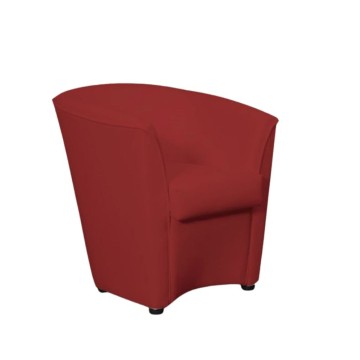 Tago riviera10 Sessel aus rotem Stoff