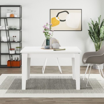 Megaron Ausziehtisch weiß 120x80 cm