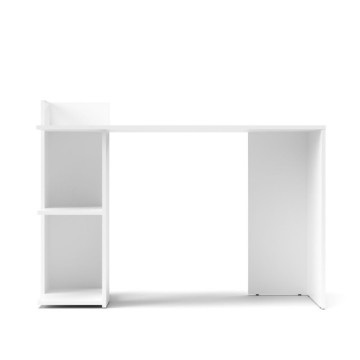 Weißer Schreibtisch mit Seitenablagen Paco1 120x51.6x87.5H