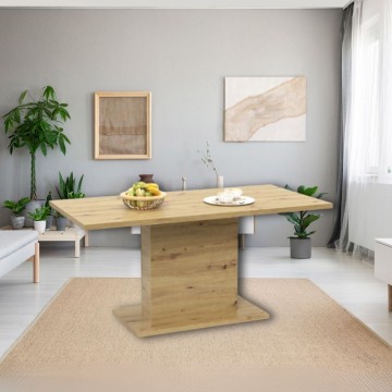 Follow162 Eiche rechteckiger Tisch 160x80x76h