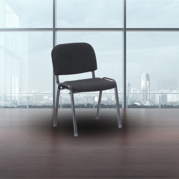 HI01NEW schwarzer Bürostuhl für Warte- und Konferenzräume