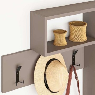 Wandgarderobe Game taupe