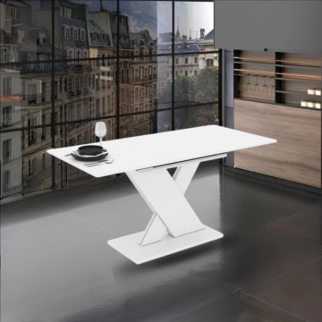 Ausziehtisch weiß Axi 120x75x76H
