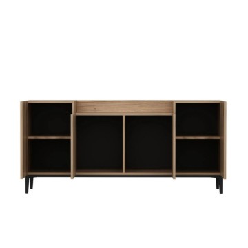 Ellaria Nussbaum 4-türiges Sideboard 160x42x75h