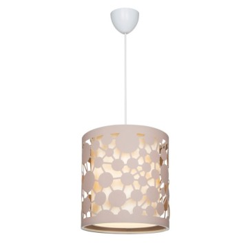 Deckenlampenschirm beige mit Sommerschnitzereien ASZ1179