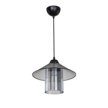 Hängeleuchte im Vintage-Stil mit Diffusor und geräuchertem Schirm Inka ASZ1463
