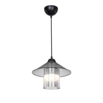 Hängeleuchte im Vintage-Stil mit Diffusor und geräuchertem Schirm Inka ASZ1463