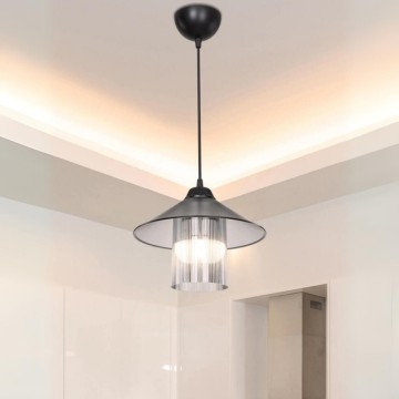 Hängeleuchte im Vintage-Stil mit Diffusor und geräuchertem Schirm Inka ASZ1463