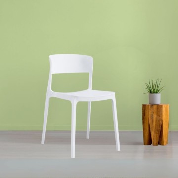 Weiß Polypropylen Stuhl modernes Design Diaspro