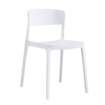Weiß Polypropylen Stuhl modernes Design Diaspro