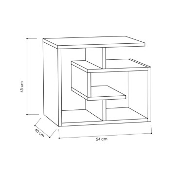 Labirent Couchtisch Eiche