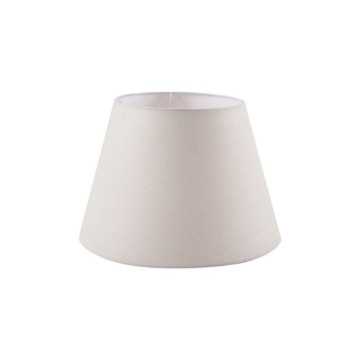 Eiche Dreibein Tischlampe und Stoff Schatten weiß PIKORO2632