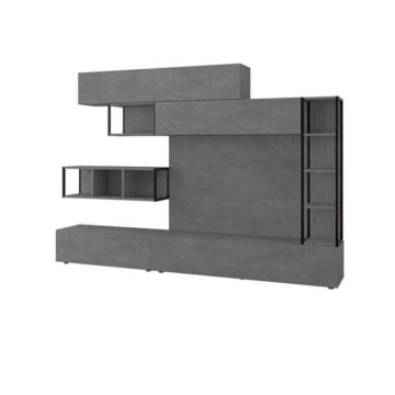 Lagerwand 260 cm Tronador Zement Farbe