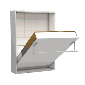 Loft ausziehbares Doppelbett weiß 152x44x208H