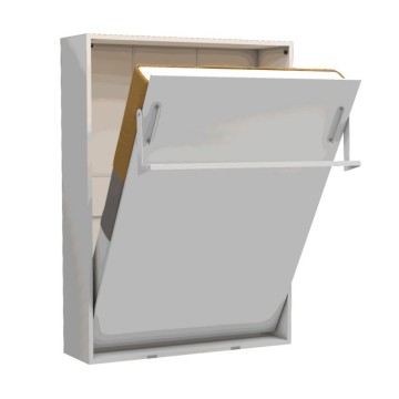 Loft ausziehbares Doppelbett weiß 152x44x208H