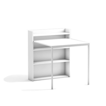Maso weißer Klapptisch 80x20x93H