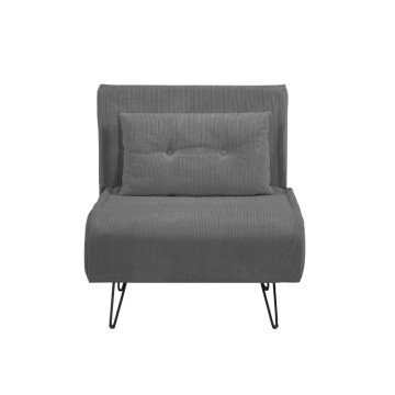 Quarzo Sessel Bett ohne Armlehnen Farbe dunkelgrau
