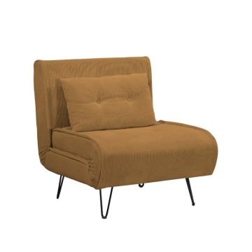 Quarzo Sessel Bett ohne Armlehnen Senf Farbe