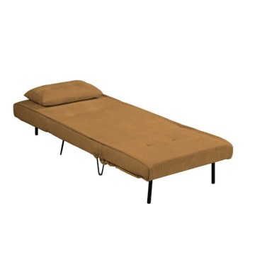 Quarzo Sessel Bett ohne Armlehnen Senf Farbe