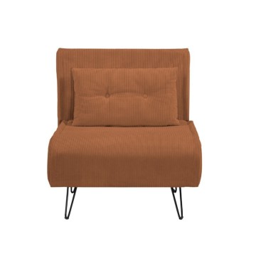 Quarzo Sessel Bett ohne Armlehnen Rost Farbe