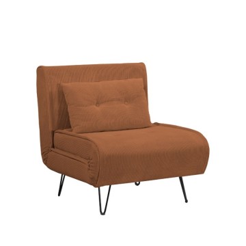 Quarzo Sessel Bett ohne Armlehnen Rost Farbe